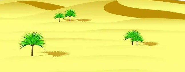 在一片沙漠里编故事二年级