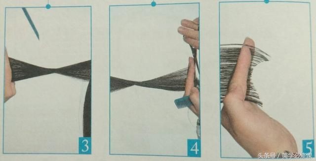 美发必修课：最新版“剪烫”技术操作图解，之常见11种剪发切口